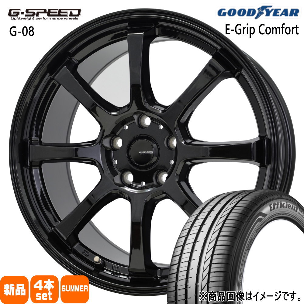 195/45R17 81W グッドイヤー EfficientGrip Comfort 夏用 サマータイヤ G・speed G-08 スズキ スイフトスポーツ  17インチ