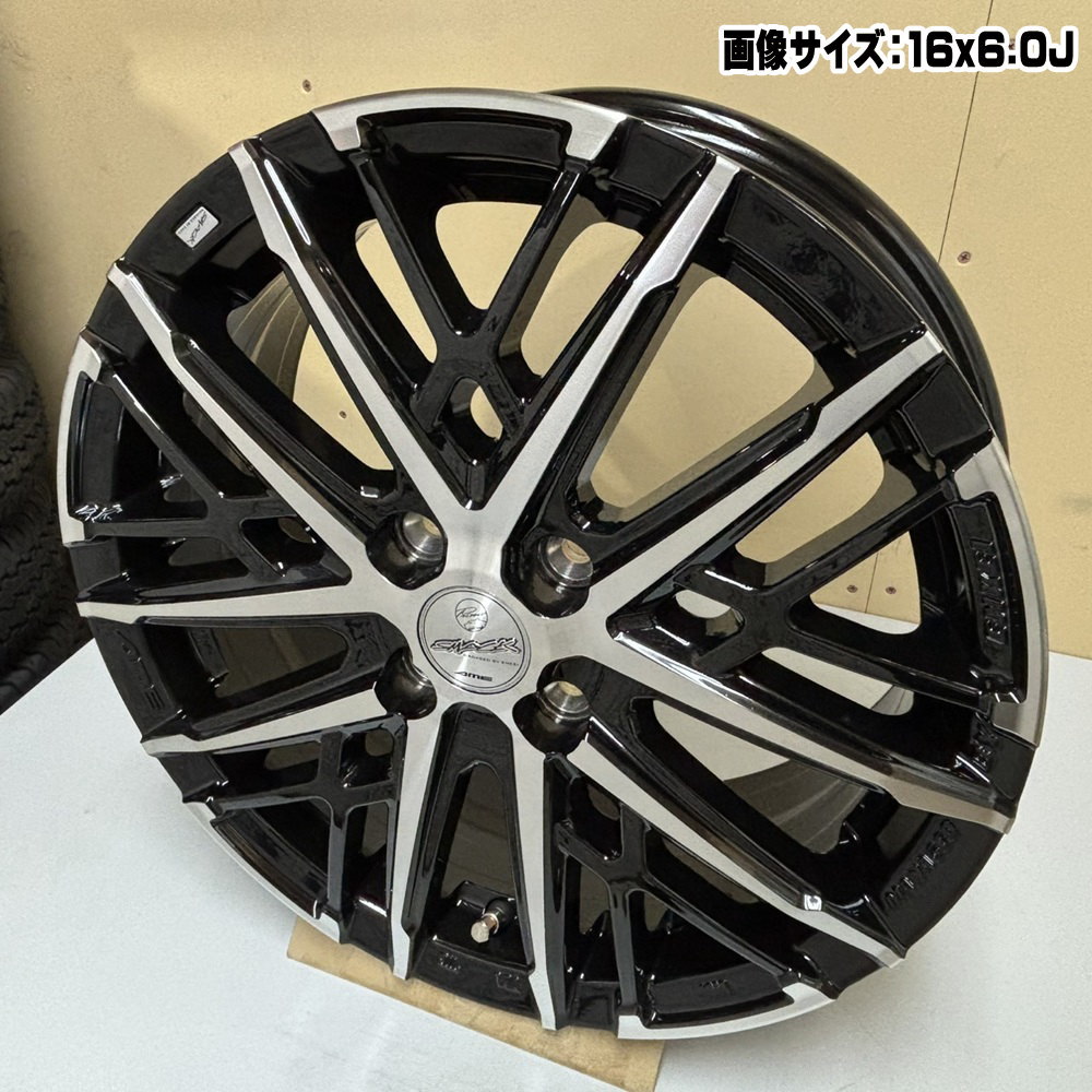 195/60R16 93T XL コンチネンタル NorthContact NC7 冬用 スタッドレスタイヤ SMACK GRAIVE 日産 E13 ノートクロスオーバーの画像