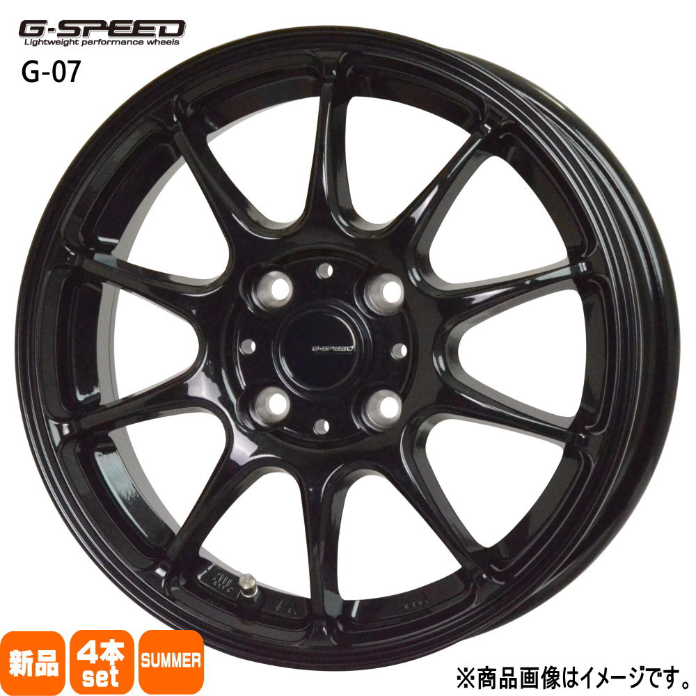 輸入タイヤ 195/45R17 夏タイヤ G・Speed G-07 6.5J 4穴 4/100 17インチ アクア ヴィッツ フィット etc :  gs-g07-1765454100-ystire-1954517 : タイヤショップ78 2号店 - 通販 - Yahoo!ショッピング