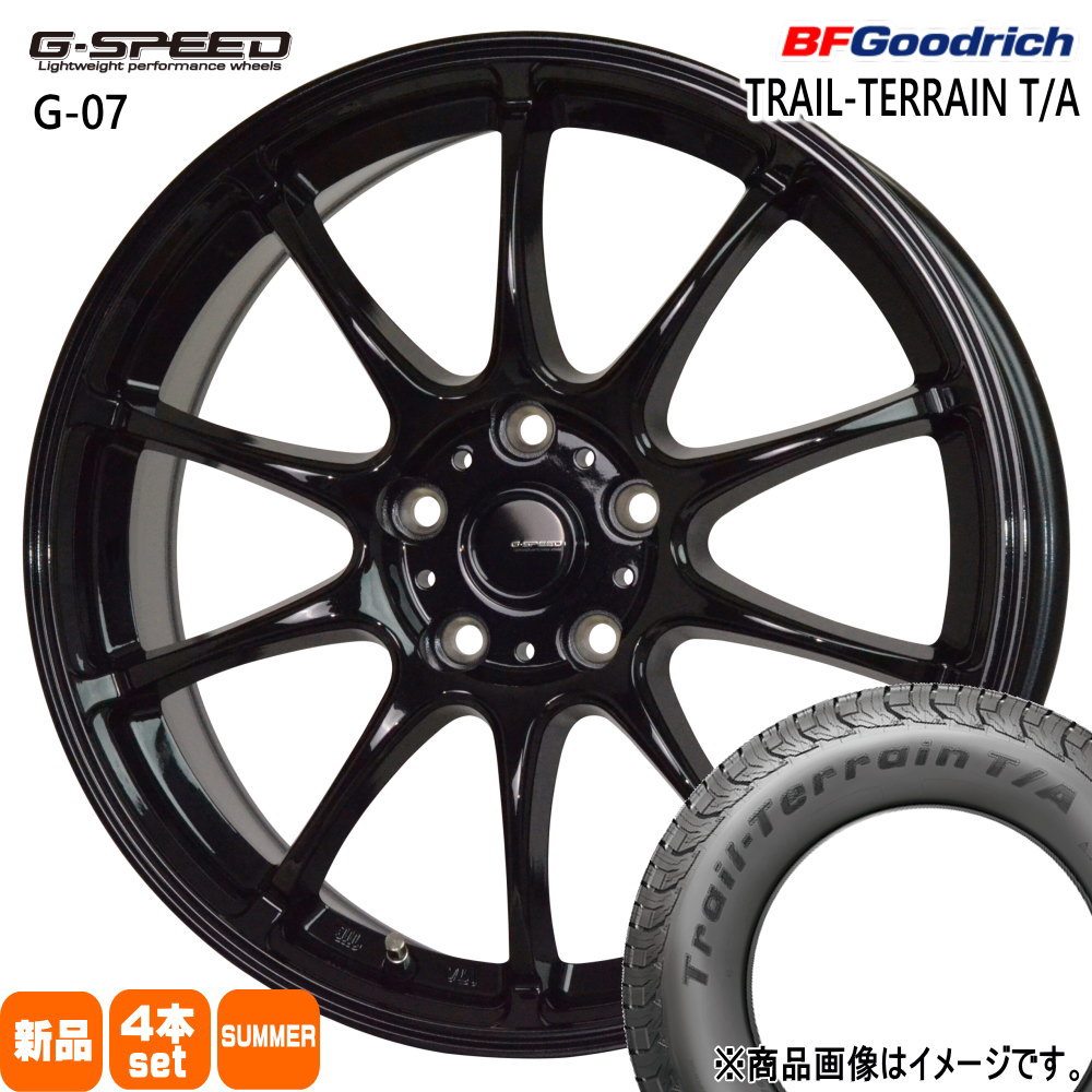 235/60R18 107H XL BFグッドリッチ TRAIL-TERRAIN T/A 夏用 サマータイヤ G・speed G-07 マツダ CX-60 ホンダ RT/RW系CR-V 18インチ