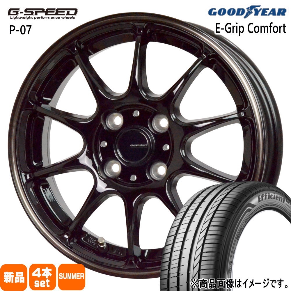 165/50R15 73V グッドイヤー EfficientGrip Comfort 夏用 サマータイヤ G・speed P-07 ラパン ムーヴ ゼスト  15インチ