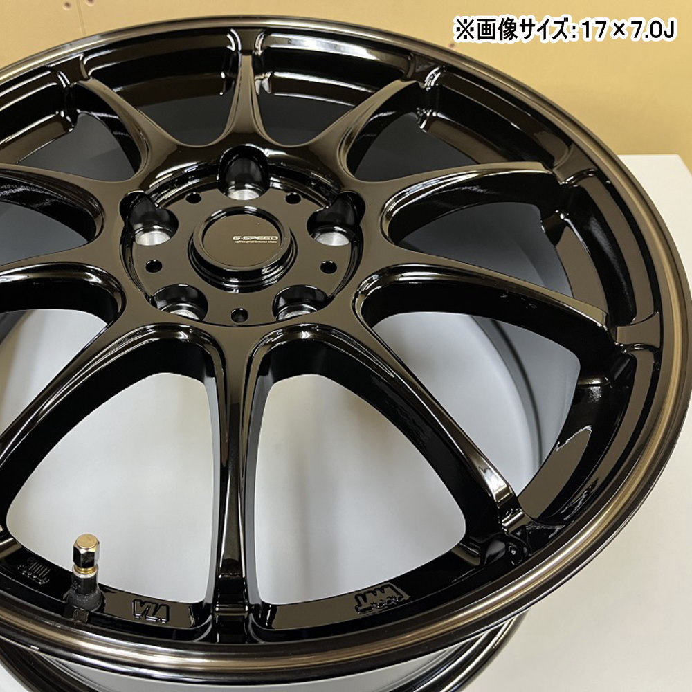 1本 16インチ プリウス 30 50系 86 カローラ BRZ エクシーガ 16× 6.5J +48 5/100 G・speed P-07 新品  ホイールのみ