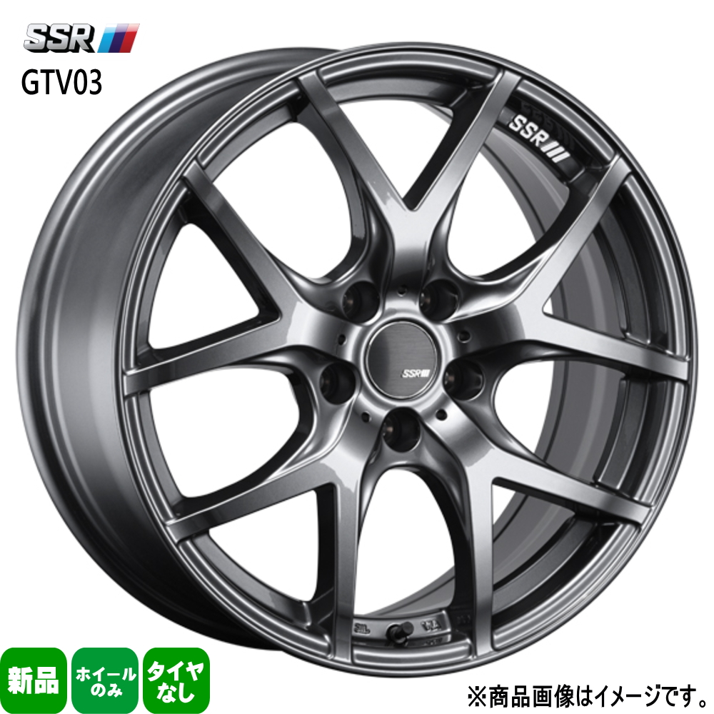 1本 プリウス カローラツーリング BRZ XV フォレスター 17×7.0J +50 5/100 SSR GTV03 新品 17インチ ホイールのみ