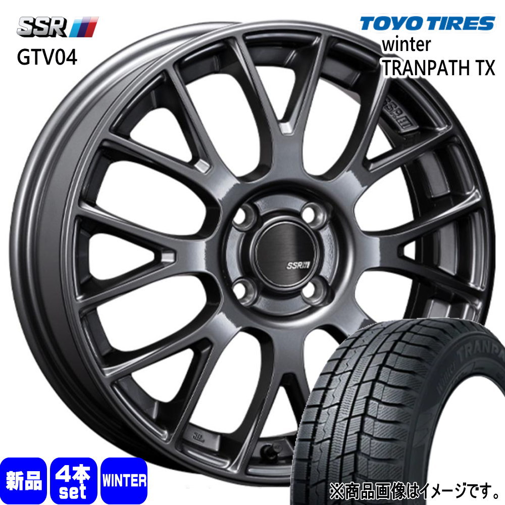 165/65R15 81Q トーヨータイヤ WinterTRANPATH TX 冬用 スタッドレスタイヤ GTV04 タフト ハスラー デリカミニ4WD アトレー アゲトラ  15インチ