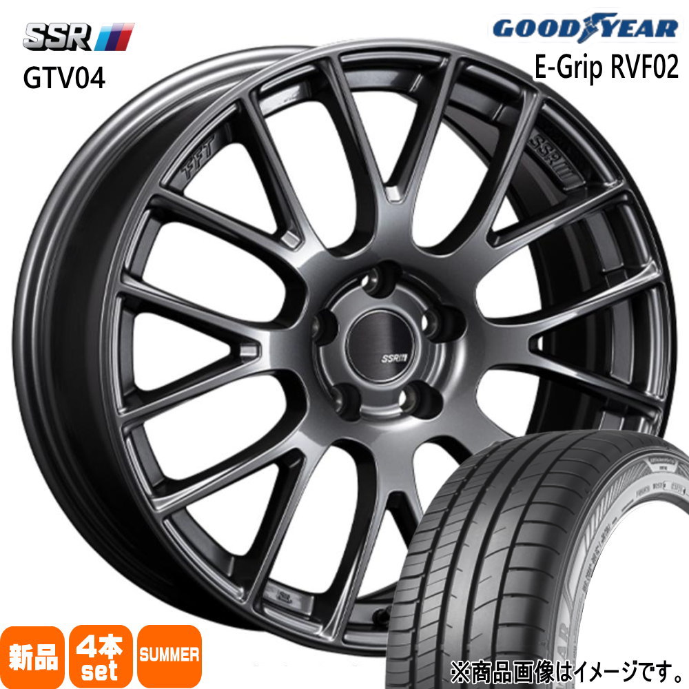 グッドイヤー RVF02 225/45R18 夏タイヤ SSR GTV04 7.5J 5穴 5/114.3 18インチ 60系 プリウス ジューク アコード : gtv04 mg 1875485114 rvf02 2254518 : タイヤショップ78 2号店