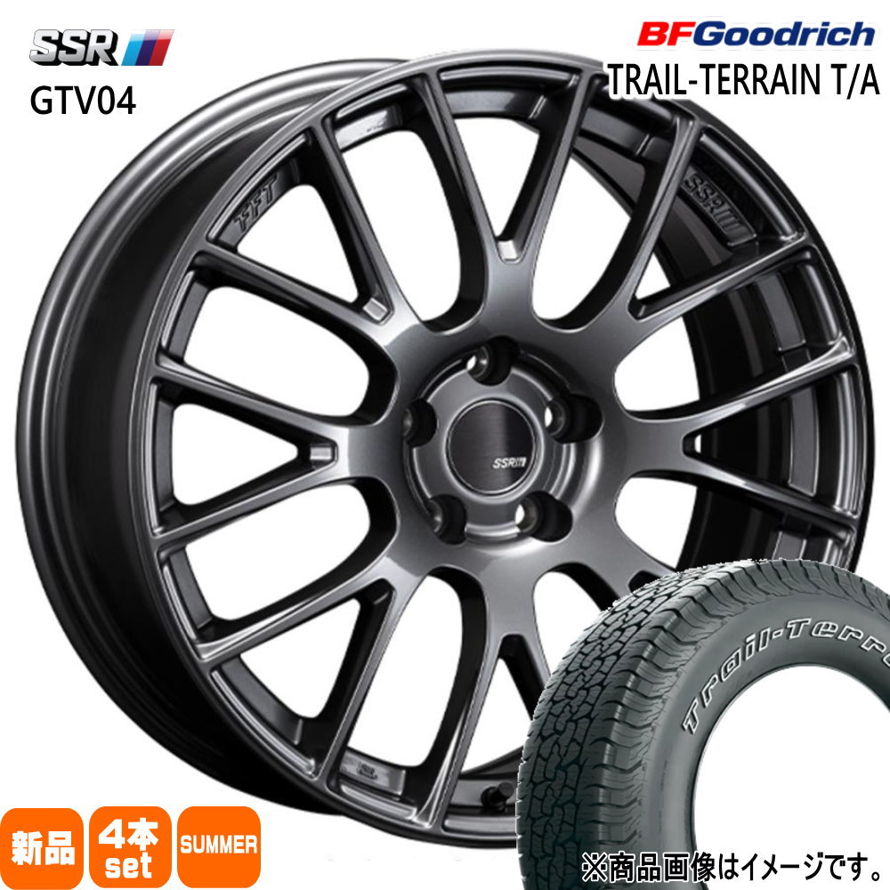 BFグッドリッチ - 245/65R17 111T XL TRAIL-TERRAIN T/A 夏用 朱夏タイア GTV04 トヨタ RAV4  17in 車、バイク、自転車-夏タイヤ、ホイールセット
