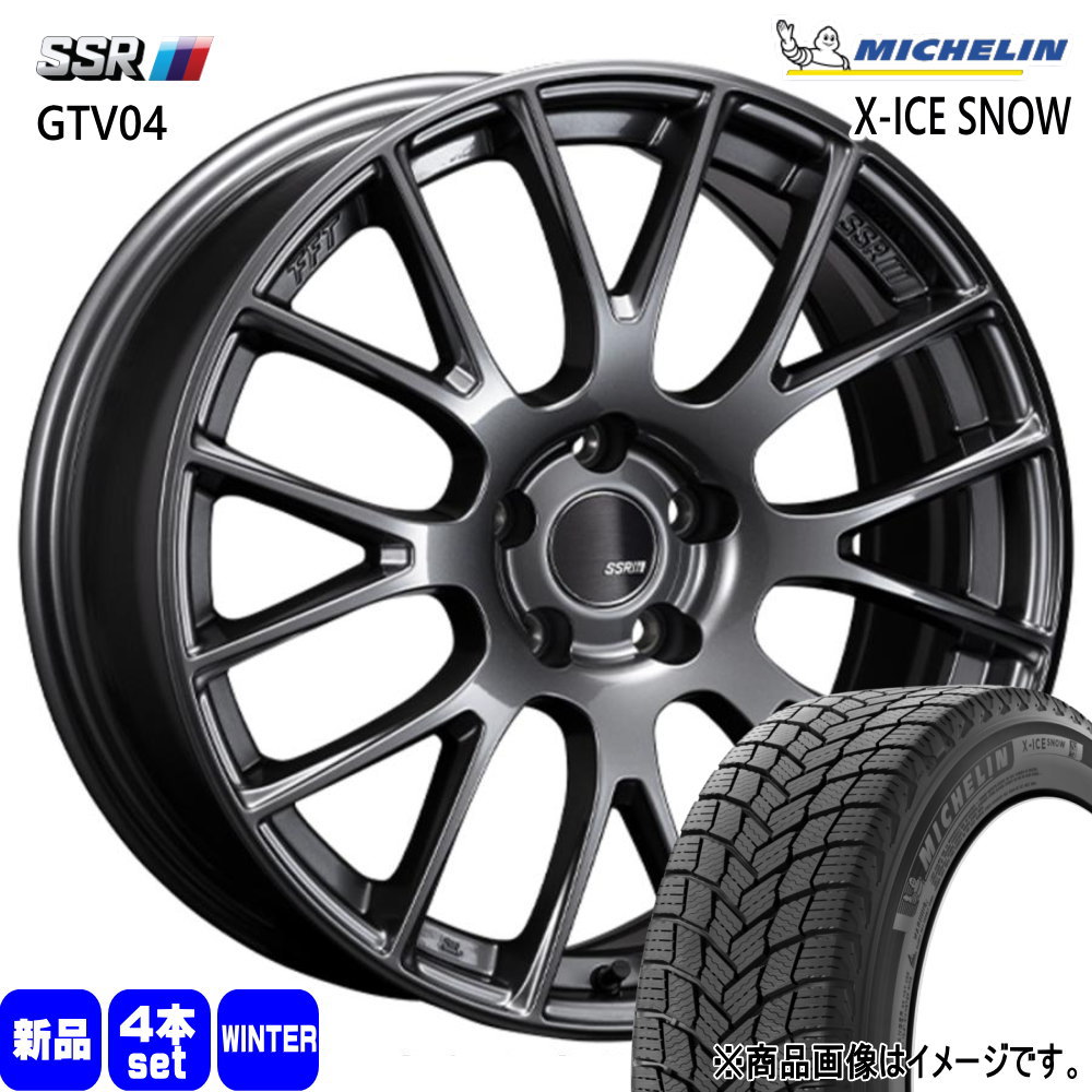 ミシュラン X ICE SNOW 225/45R18 冬タイヤ SSR GTV04 8.5J 5穴 5/114.3 18インチ クラウン : gtv04 mg 1885385114 xicesn 2254518 : タイヤショップ78 2号店