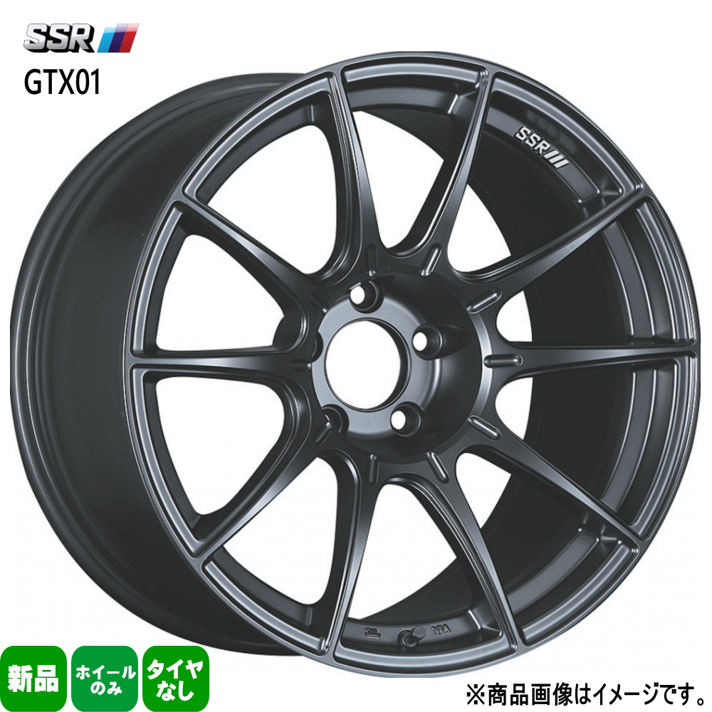 1本 GR86 ZN8/BRZ ZD8 18×9.5J +40 5/100 SSR GTX01 新品 18インチ ホイールのみ