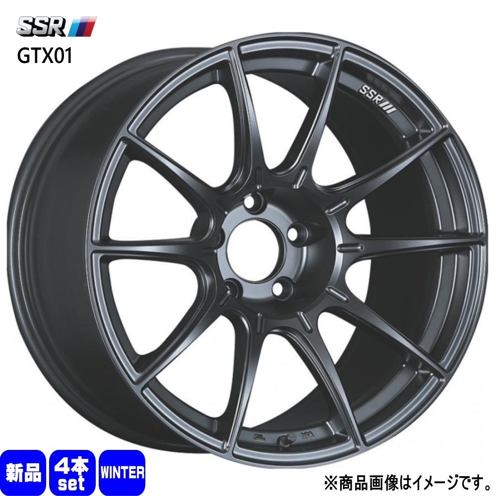 輸入スタッドレスタイヤ 225/55R18 冬タイヤ SSR GTX01 8.0J 5穴 5/114.3 18インチ デリカD:5 アウトランダー : gtx01 fb 1880455114 ywtire 2255518 : タイヤショップ78 2号店