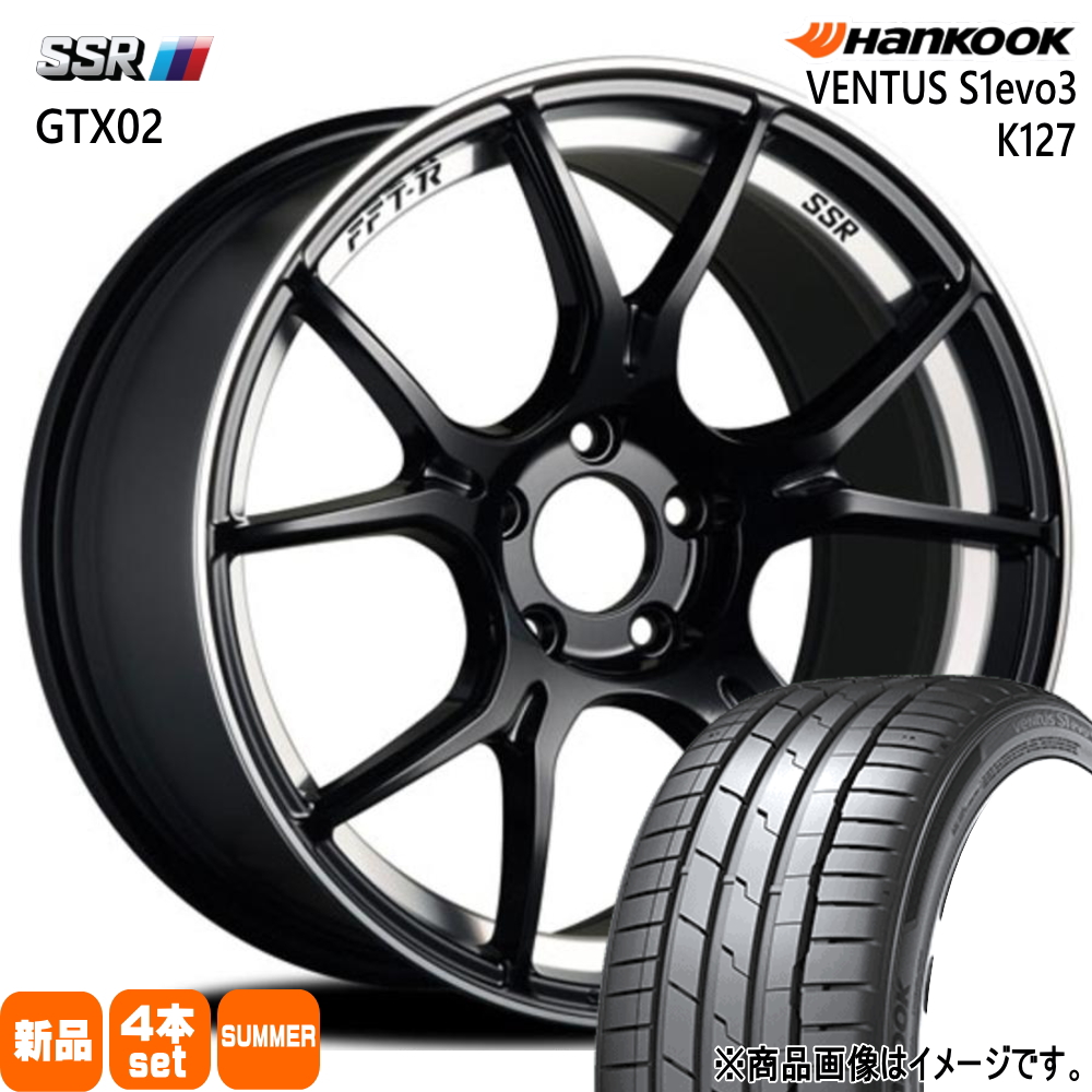 ハンコック ベンタス K127 225/45R19 夏タイヤ SSR GTX02 8.0J 5穴 5/100 19インチ XV GP フォレスター SH : gtx02 gb 1980505100 k127 2254519 : タイヤショップ78 2号店