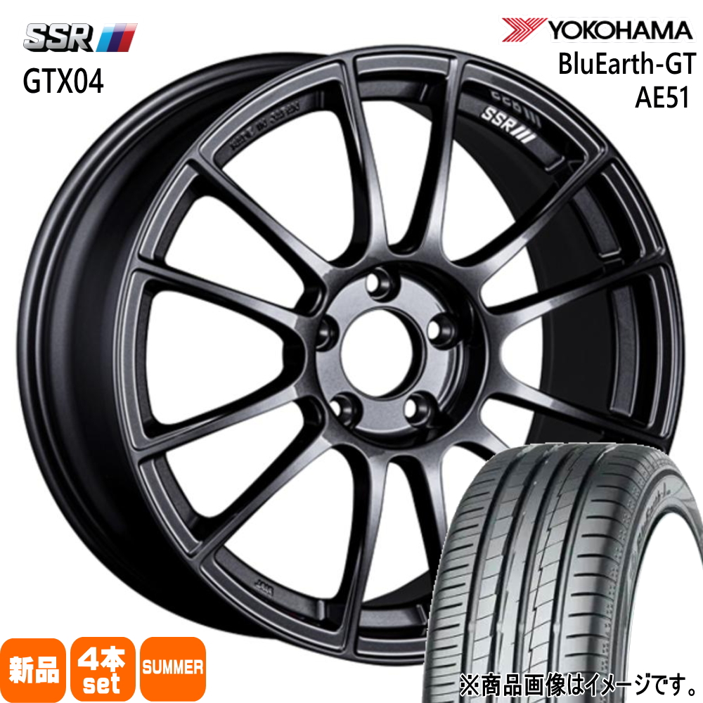 215/40R18 89W XL ヨコハマ BluEarth-GT AE51 夏用 サマータイヤ GTX04 トヨタ GR86/ZN8 86/ZN6 スバル BRZ/ZD8/ZC6 18インチ