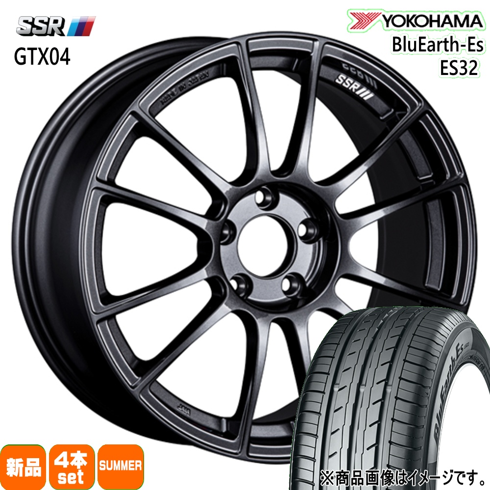 235/50R18 97W ヨコハマ BluEarth-Es ES32 夏用 サマータイヤ GTX04 アルファード ヴェルファイア  18インチ