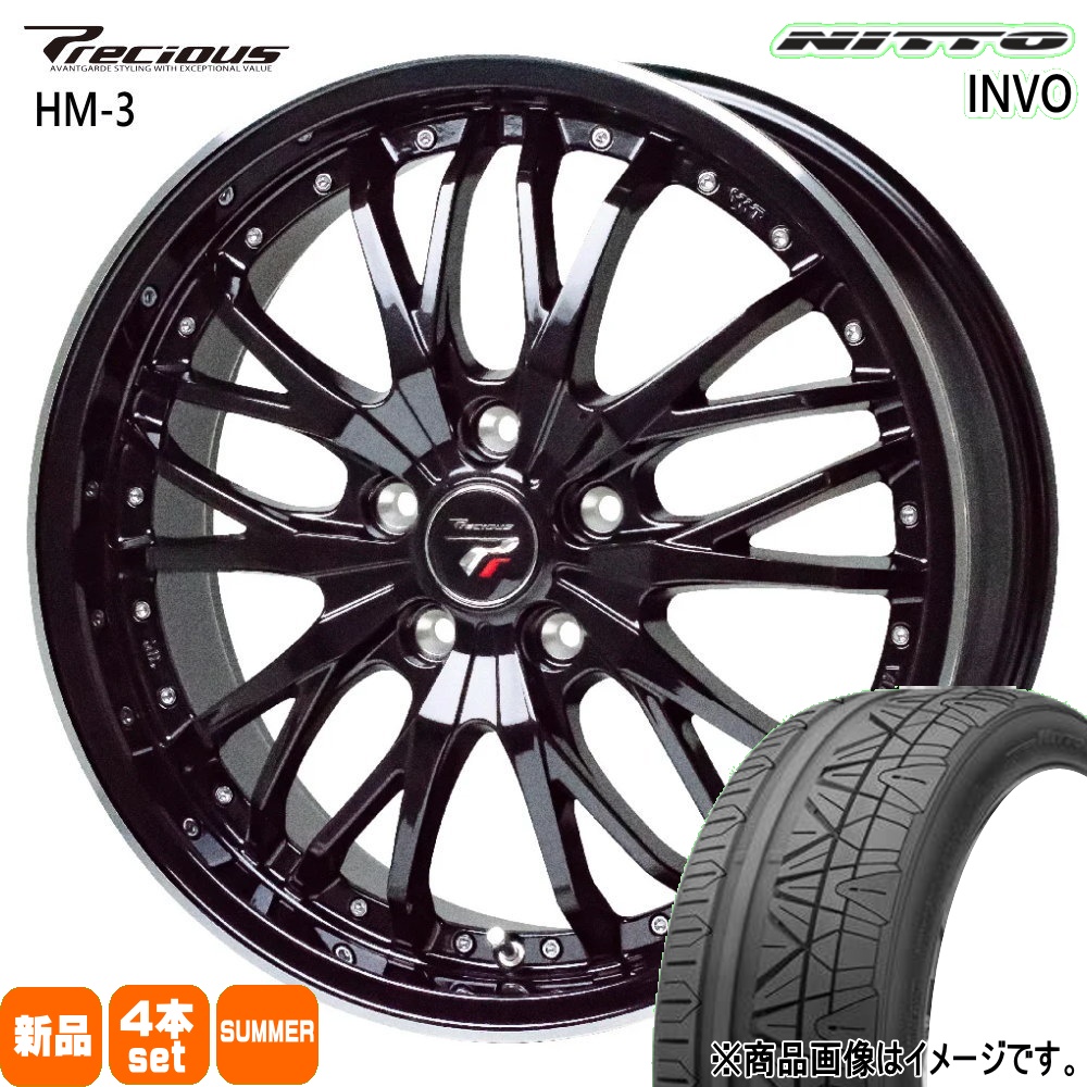 245/40R19 98W XL ニットー INVO 夏用 サマータイヤ Precious HM-3 アルファード ヴェルファイア  19インチ