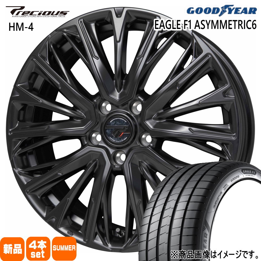 235/50R18 101Y XL グッドイヤー EAGLE F1 ASYMMETRIC6 SUV 夏用 サマータイヤ Precious HM-4 アルファード 20系 30系