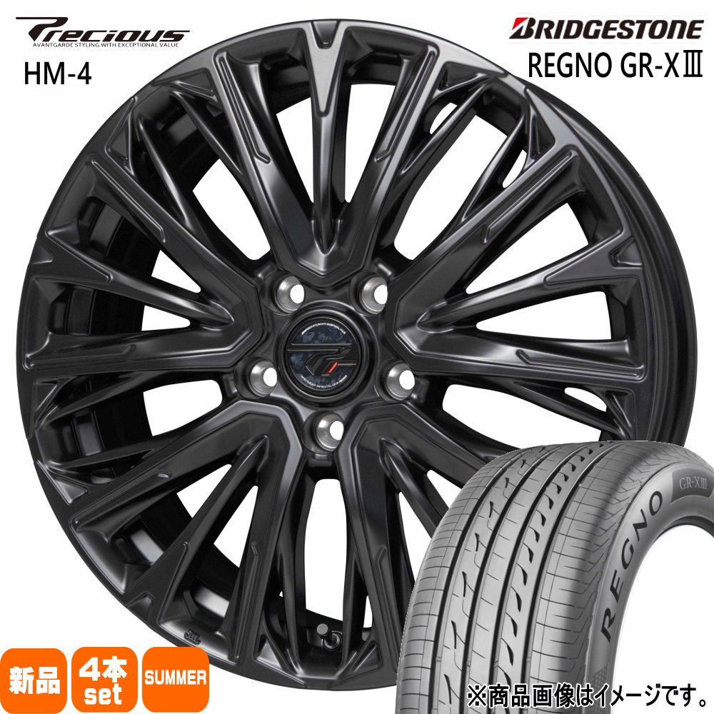 245/45R19 102W XL ブリヂストン REGNO GR-X3 夏用 サマータイヤ Precious HM-4 RAV4 ハリアー