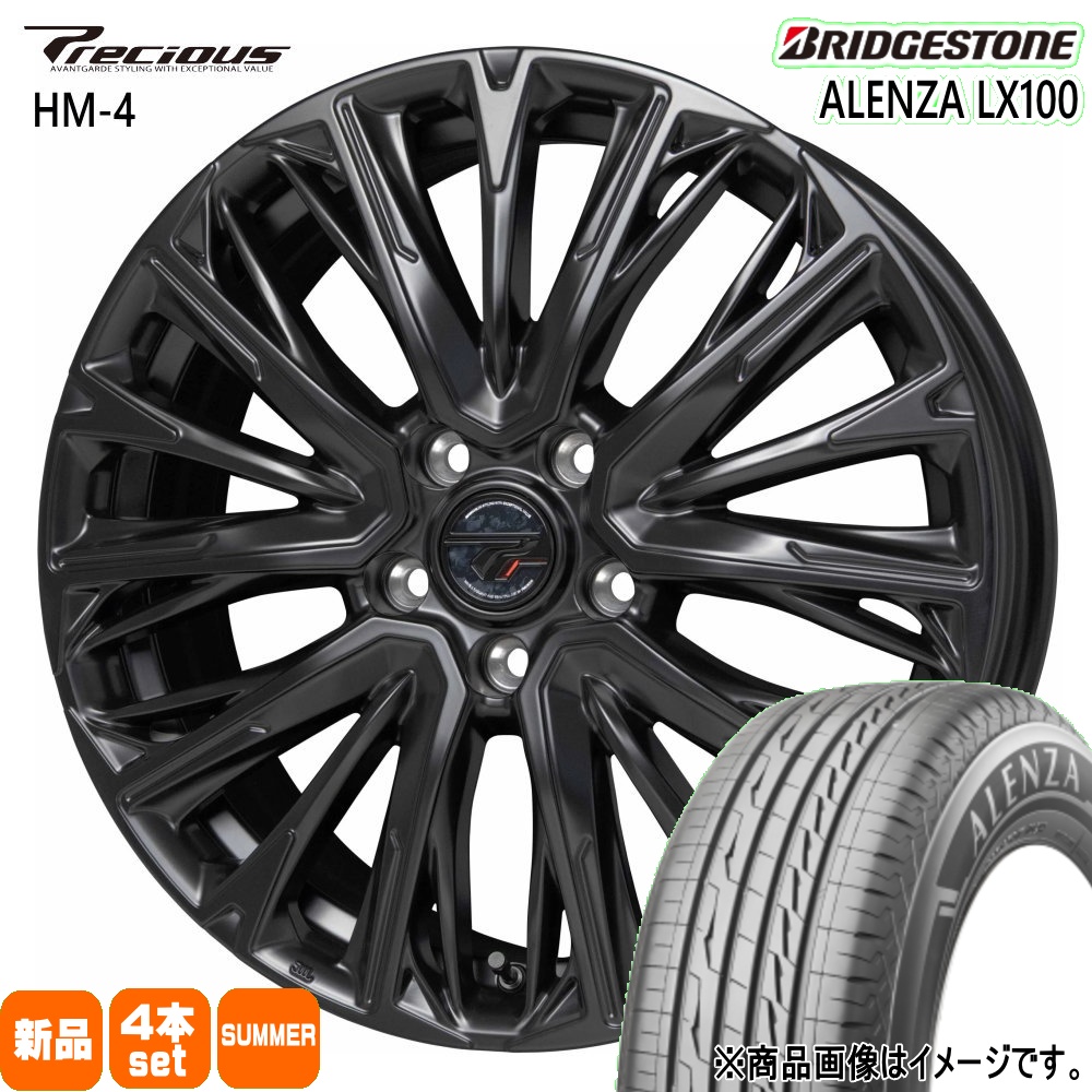 245/65R17 107H ブリヂストン ALENZA LX100 夏用 サマータイヤ Precious HM-4 トヨタ RAV4