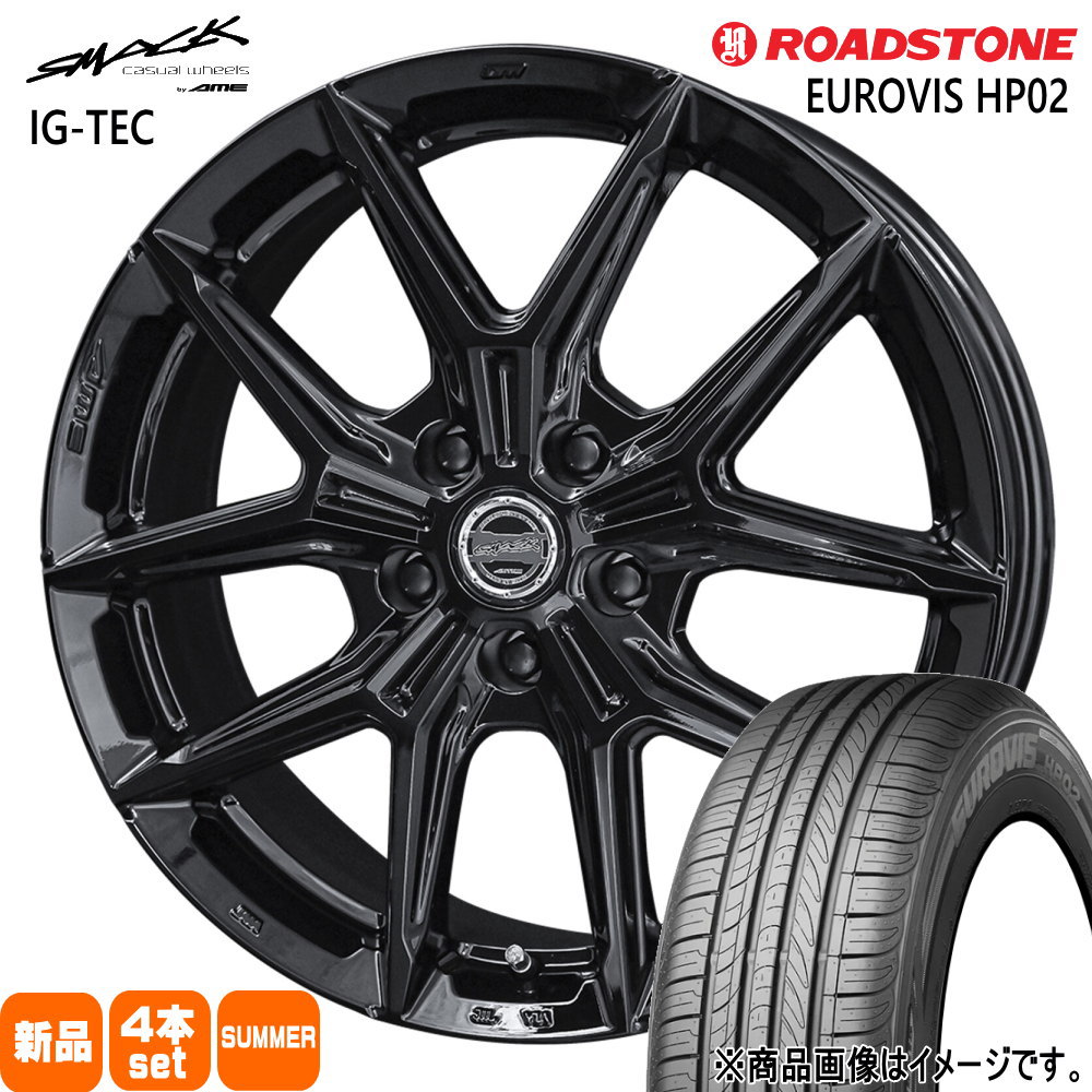 205/60R16 92V ロードストーン EUROVIS HP02 夏用 サマータイヤ SMACK IG-TEC トヨタ専用 90系 ノア ヴォクシー