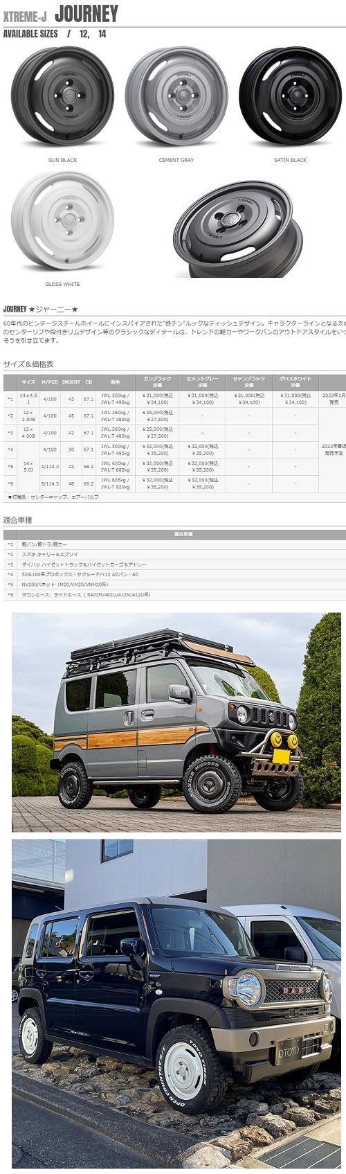 全国送料込★新品KH007★12x3.5J+45/100-4★軽トラ軽バン MLJ 法人配送 12 × 3.5 +45 4/100 4本セット 軽トラ 軽バン