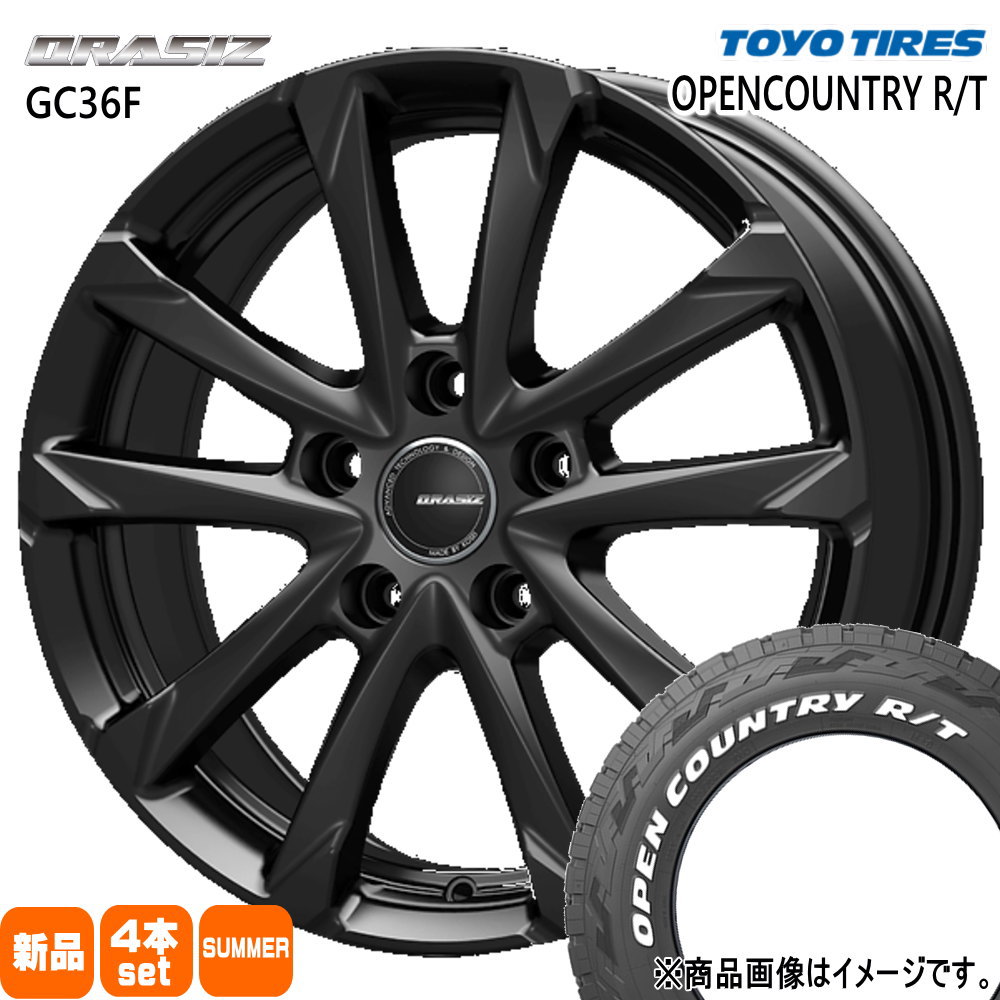 トーヨータイヤ オープンカントリー R/T 225/70R16 夏タイヤ QRASIZ GC36F 6.5J 5穴 5/114.3 16インチ マツダ CX-5 | OPEN COUNTRY
