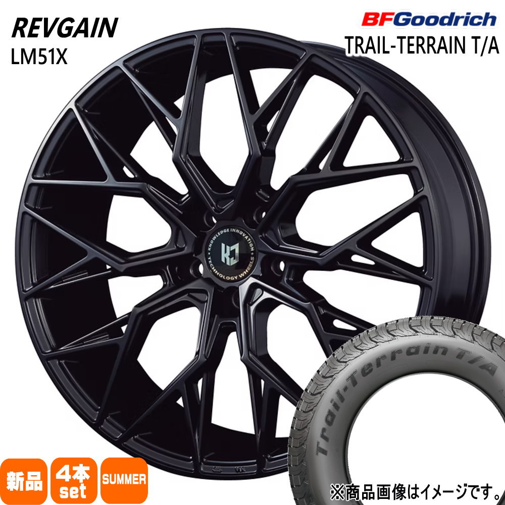 225/60R18 100H BFグッドリッチ TRAIL-TERRAIN T/A 夏用 サマータイヤ REVGAIN LM51X クラウンクロスオーバー RAV4 ハリアー  18インチ