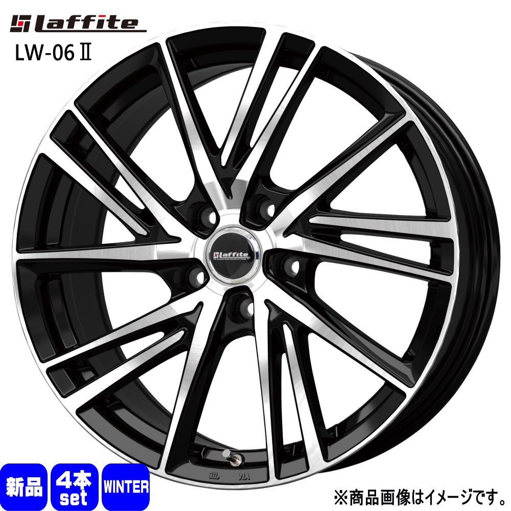 輸入スタッドレスタイヤ 205/55R16 冬タイヤ Laffite LW-06II 6.5J 5穴 5/100 16インチ 86 BRZ プリウス  インプレッサ etc