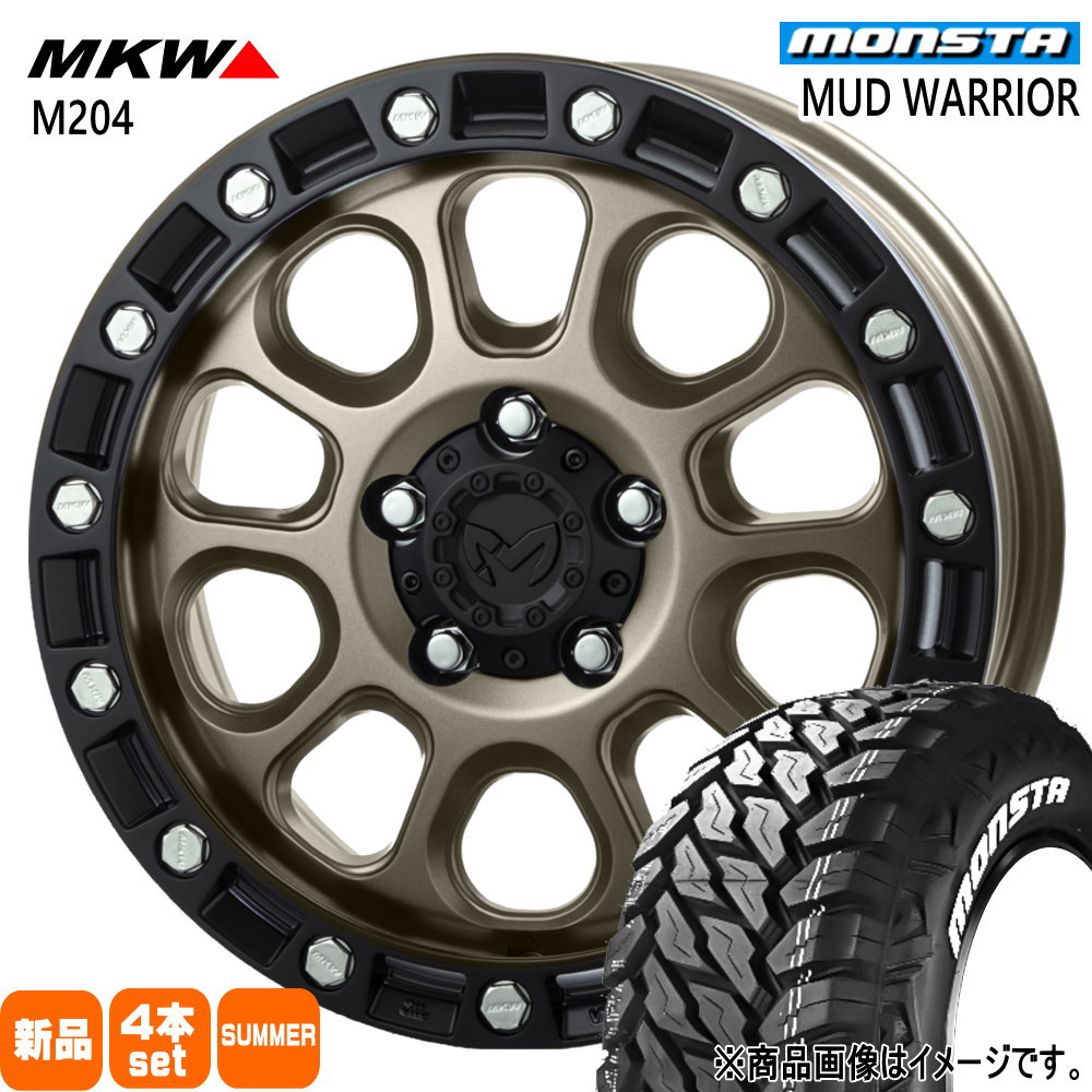 235/70R16 104/101Q モンスタ MUD WARRIOR 夏用 サマータイヤ MKW M204 三菱 デリカD5 26型