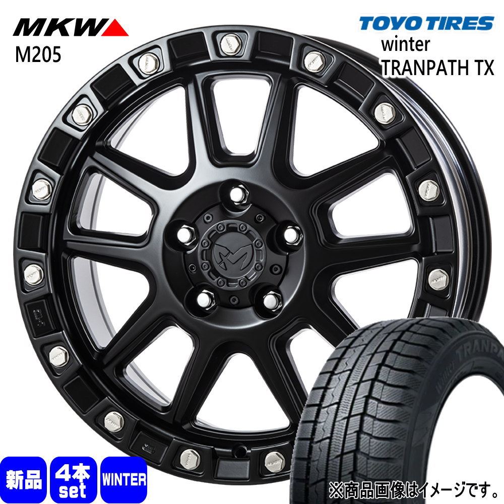 235/60R18 107Q トーヨータイヤ WinterTRANPATH TX 冬用 スタッドレスタイヤ MKW M205 GN系 アウトランダー エクストレイル T33