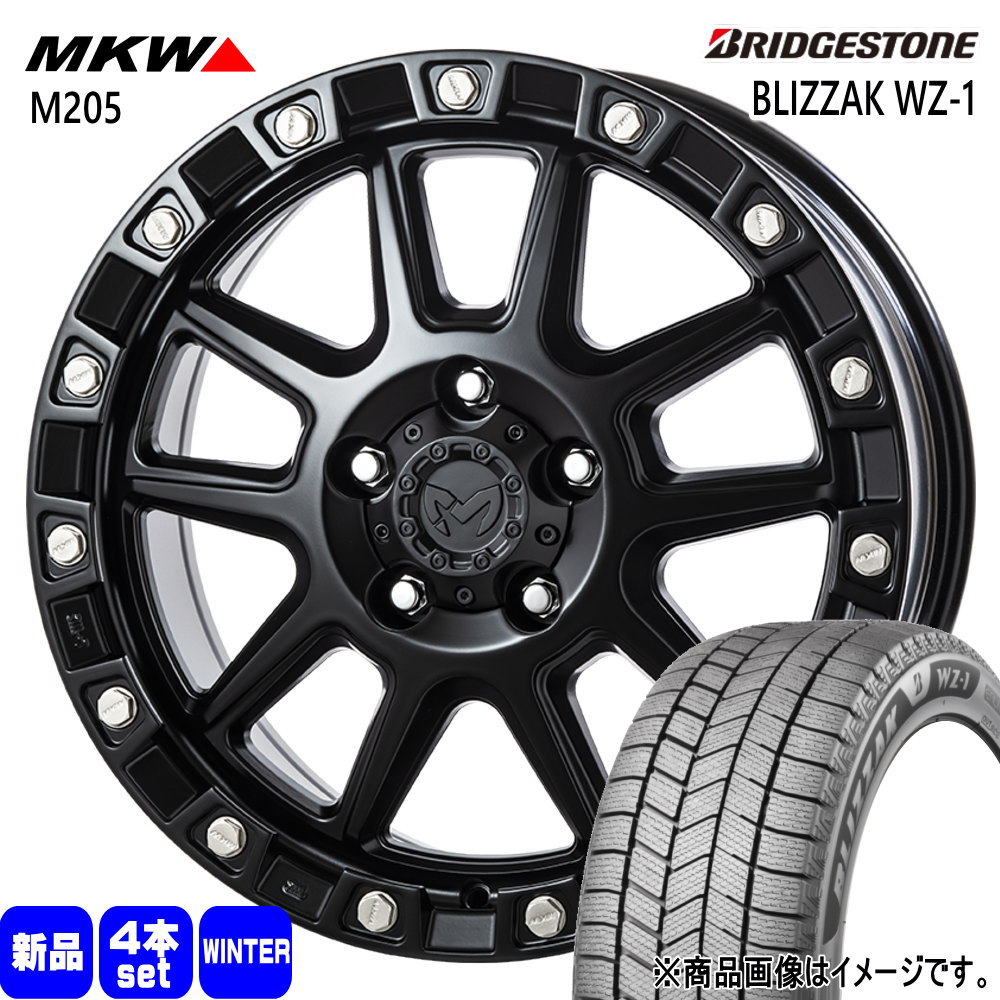 235/60R18 107Q XL ブリヂストン BLIZZAK WZ-1 冬用 スタッドレスタイヤ MKW M205 GN系 アウトランダー エクストレイル T33