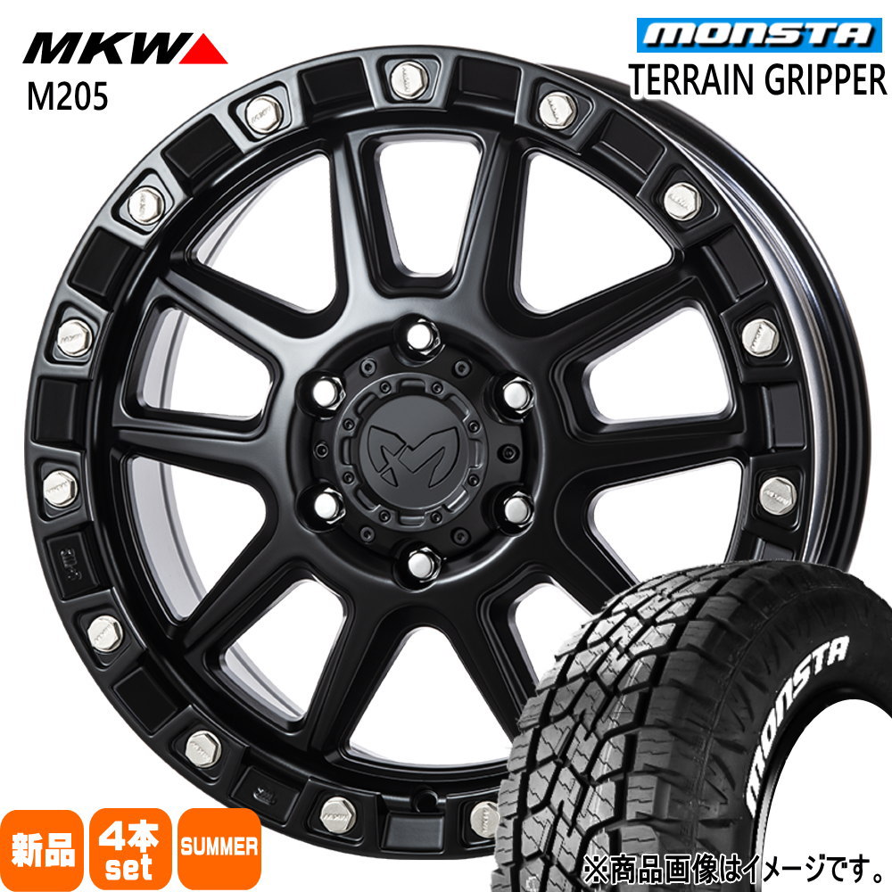 265/60R18 114T XL モンスタ TERRAIN GRIPPER 夏用 サマータイヤ MKW M205 ハイラックス プラド GSRトライトン