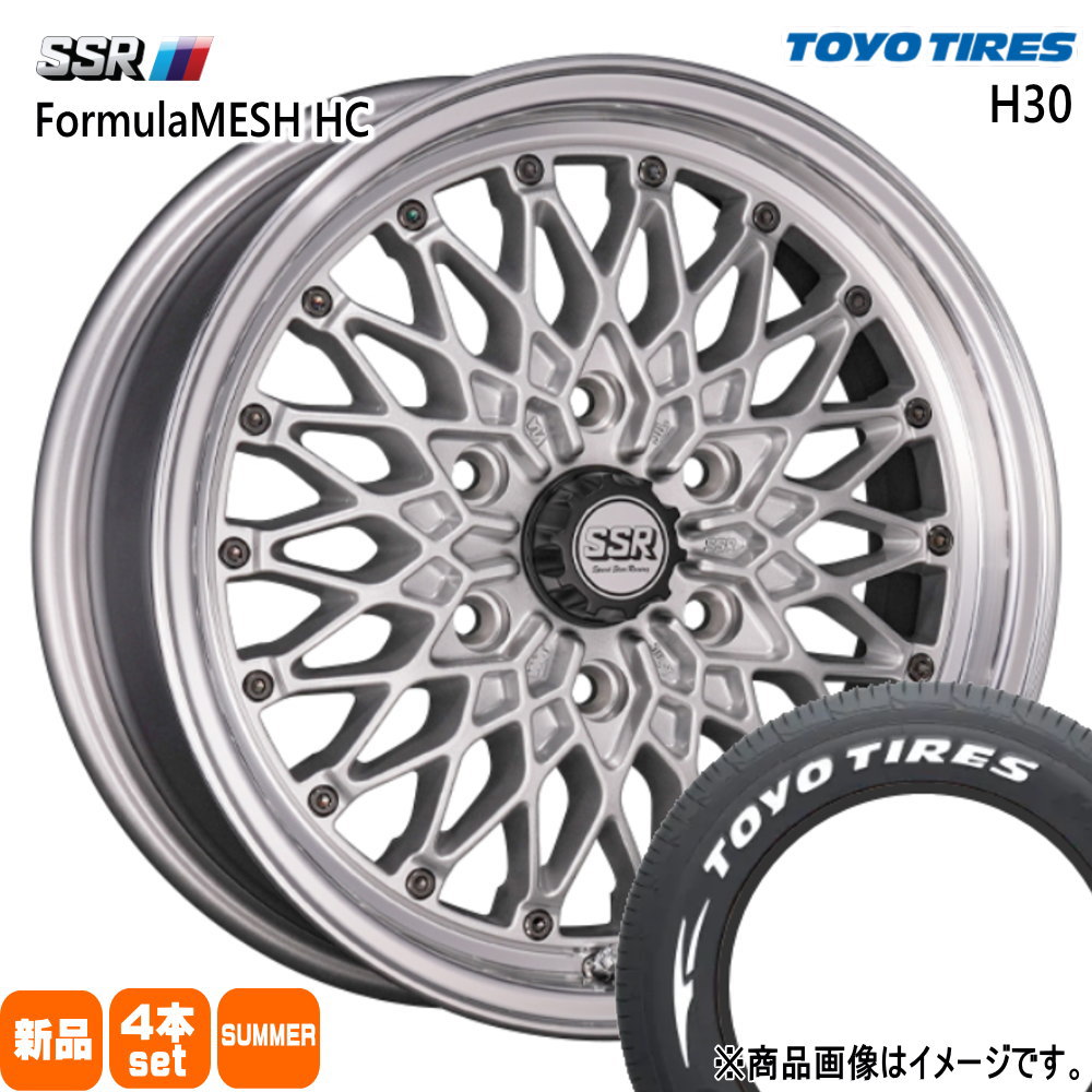 215/60R17 109/107R LT トーヨータイヤ H30 夏用 サマータイヤ Formula MESH HC 200系 ハイエース 専用