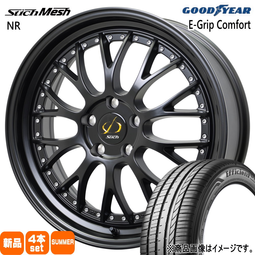 225/35R19 88W XL グッドイヤー EfficientGrip Comfort 夏用 サマータイヤ StichMESH NR SAI プリウスα