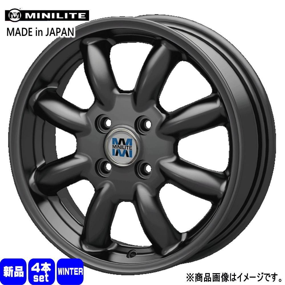 165/55R14 輸入タイヤ 冬用 スタッドレスタイヤ MINILITE ラパン 