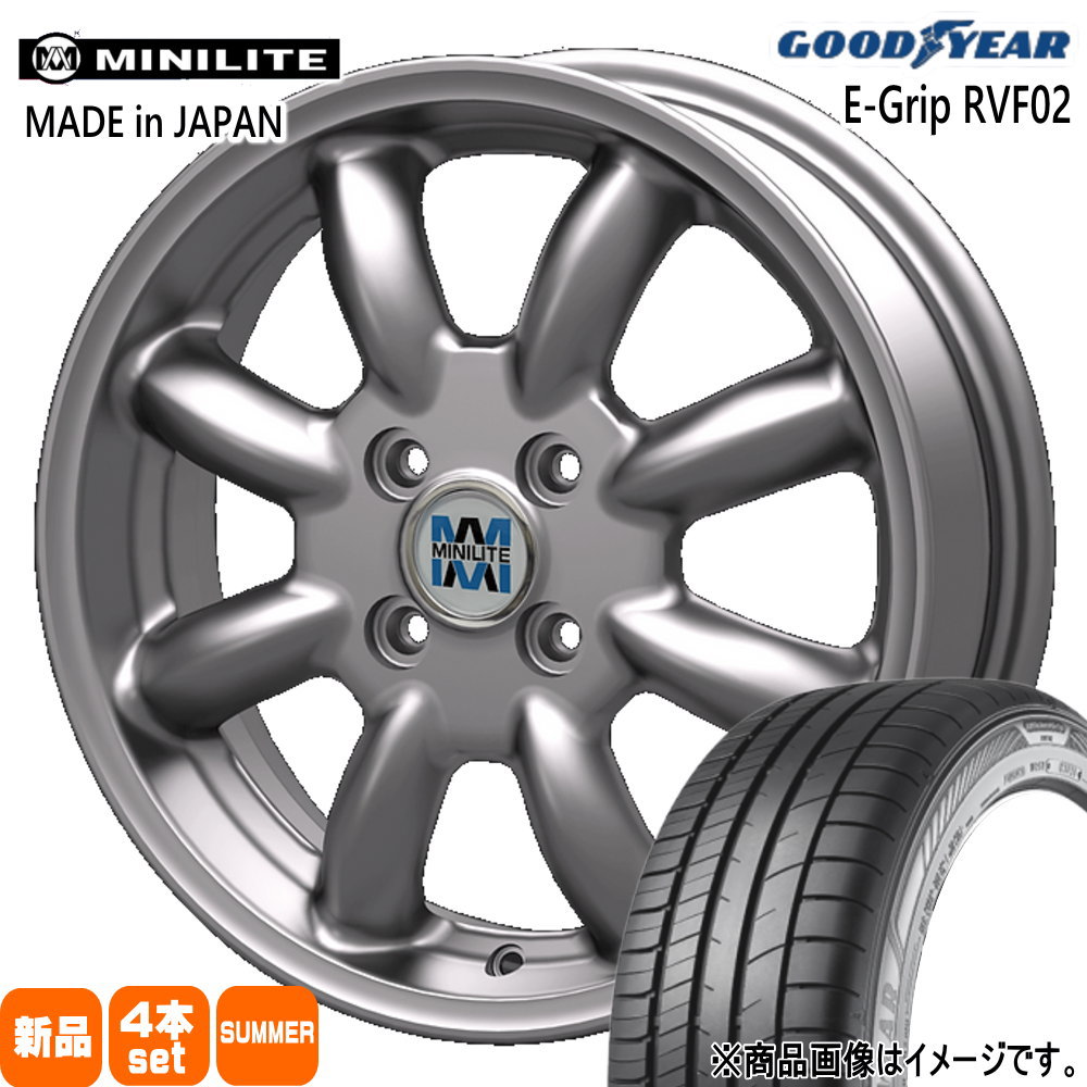 175/55R15 77V グッドイヤー EfficentGrip RVF02 夏用 サマータイヤ MINILITE トヨタ タンク ルーミー 15インチ