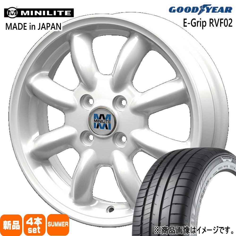 175/55R15 77V グッドイヤー EfficentGrip RVF02 夏用 サマータイヤ MINILITE トヨタ タンク ルーミー 15インチ