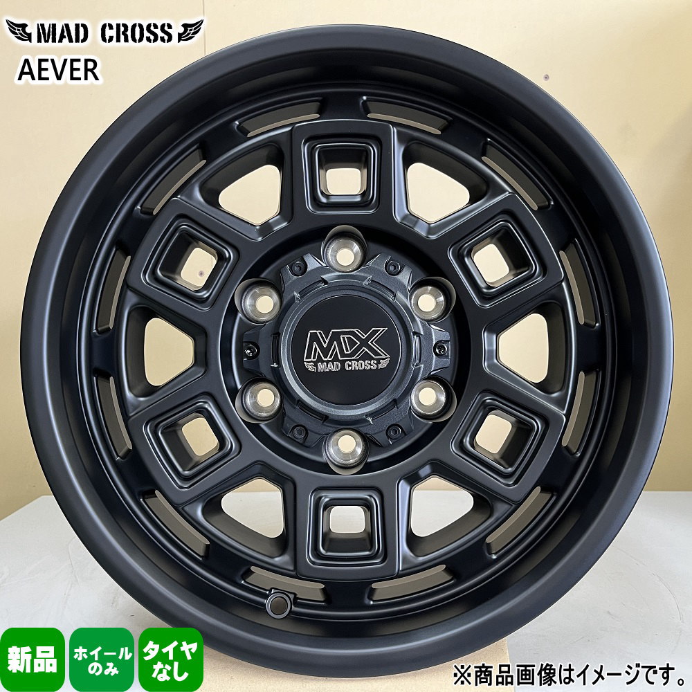 HOT STUFF 16× 6.5J +38 6/139.7 MX AEVER 新品 ホイールのみ 4