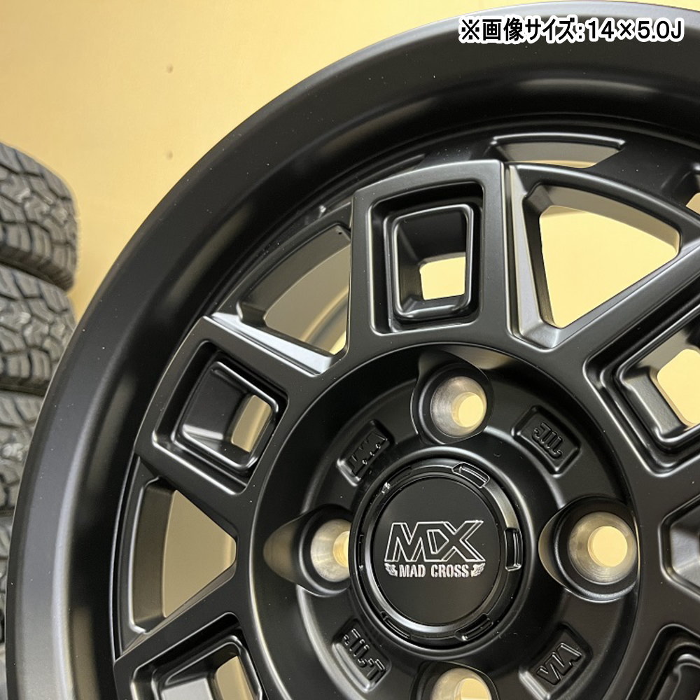 ヨコハマ ジオランダー M/T G003 145/80R12 80/78 LT規格 夏タイヤ MX AEVER 4.00B 4穴 4/100  12インチ N VAN アトレー ハイゼット 軽トラ 軽バン