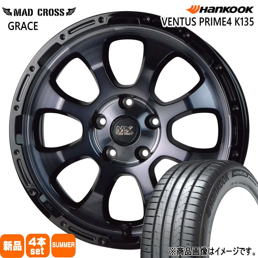 205/50R17  ハンコック VENTUS Prime4 K135 夏用 サマータイヤ MAD CROSS GRACE スズキ フロンクス 17インチ