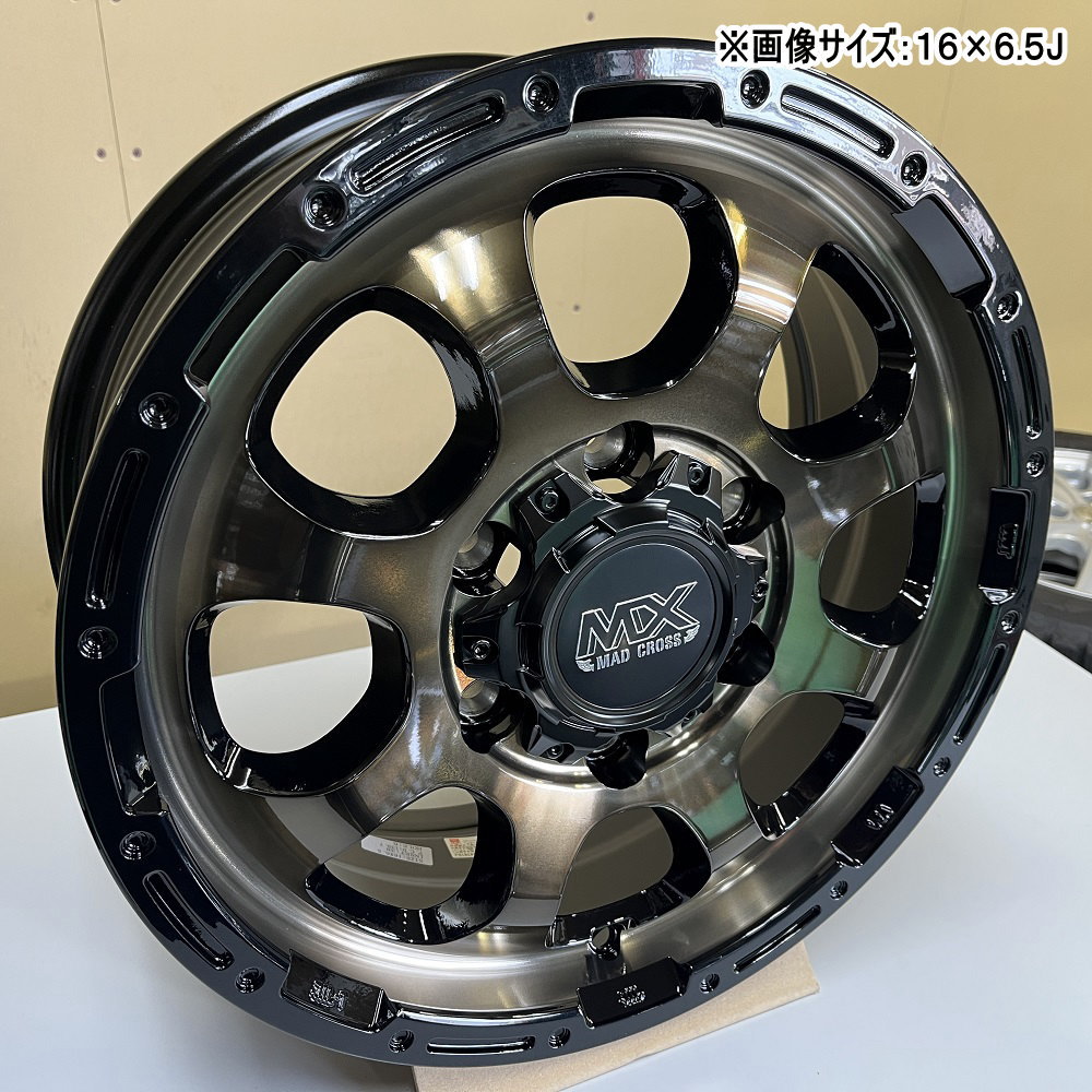 195/80R15 108/106S LT ミシュラン AGILIS CROSSCLIMATE 夏冬兼用 オールシーズンタイヤ MAD CROSS GRACE キャラバン 専用  15インチの画像