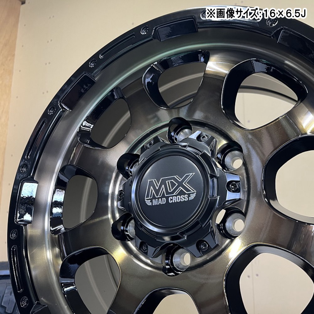 195/80R15 108/106S LT ミシュラン AGILIS CROSSCLIMATE 夏冬兼用 オールシーズンタイヤ MAD CROSS GRACE キャラバン 専用  15インチの画像