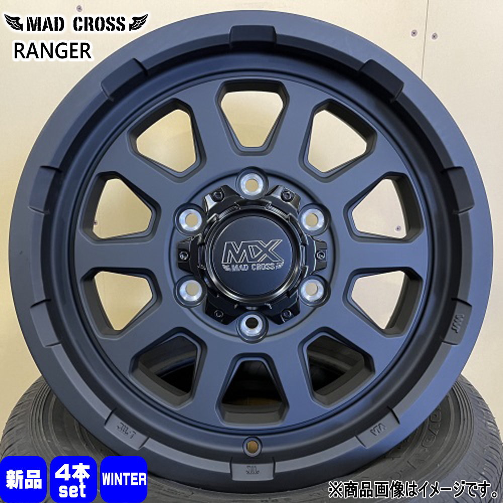 215/65R16  インポートタイア インポートタイア 冬用 スタッドレスタイヤ MAD CROSS RANGER 200系 御機嫌はやりっ児 専用 自動車-冬タイヤ、ホイールセット