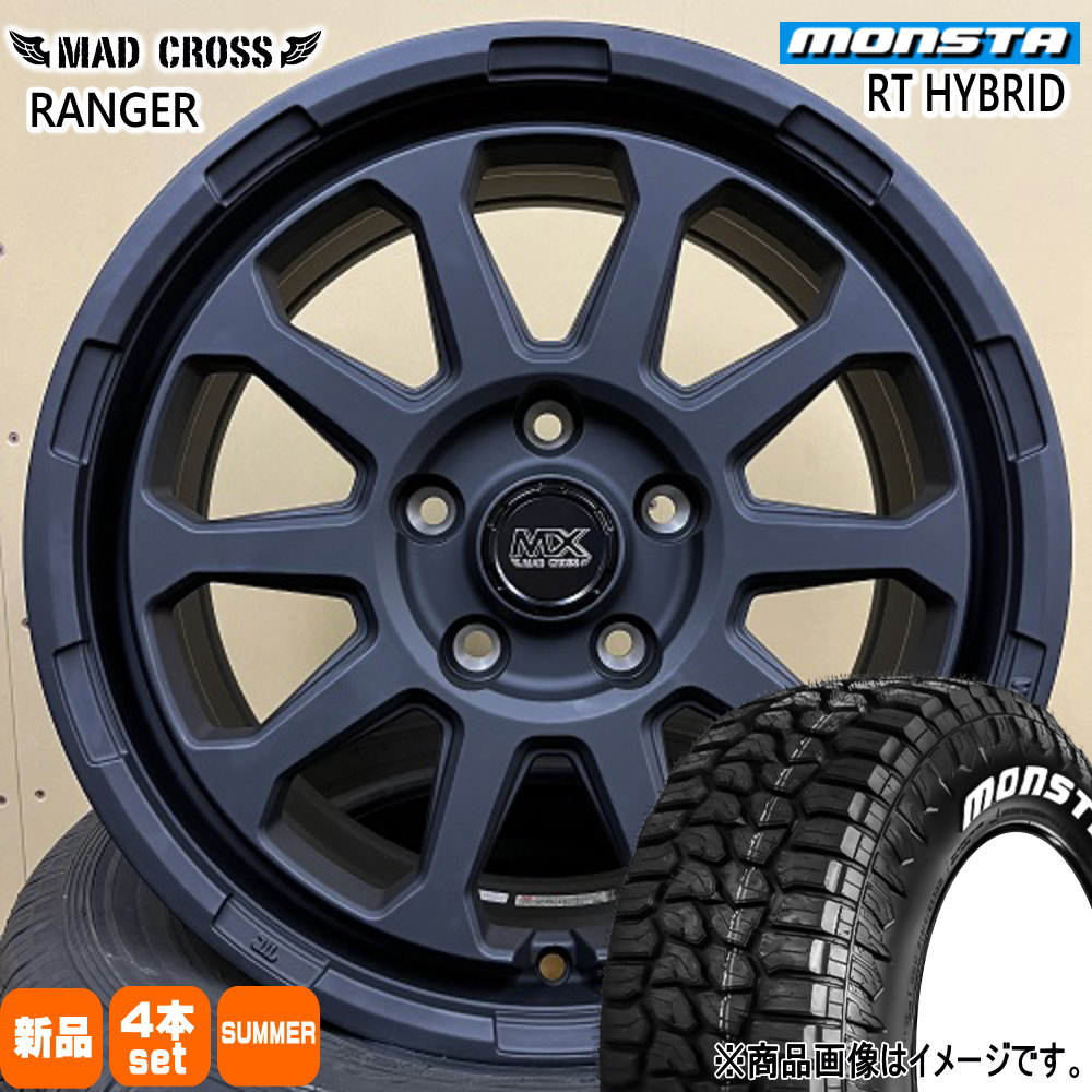 215/65R16 109/107Q LT モンスタ RT HYBRID 夏用 サマータイヤ MAD CROSS RANGER 日産 T30 T31エクストレイル/トヨタ 20系アルファード
