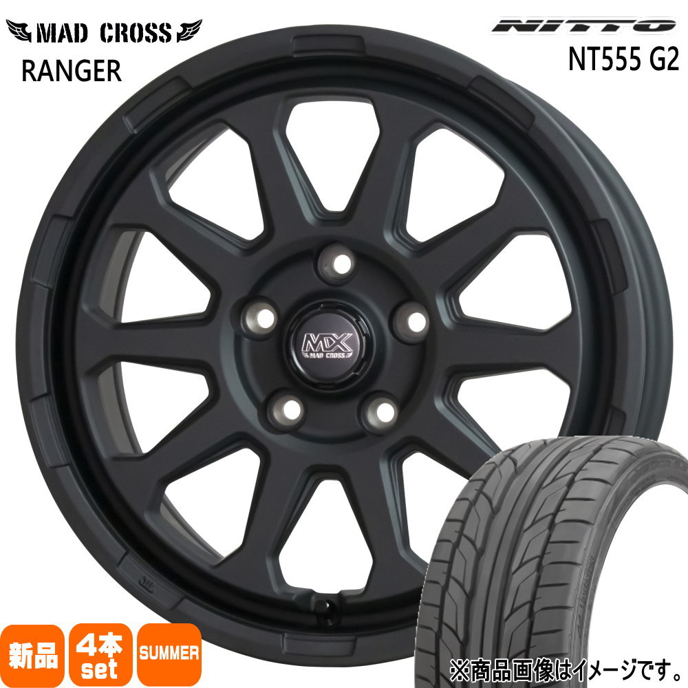 215/55R17  ニットー NT555G2 夏用 サマータイヤ MAD CROSS RANGER 60系 プリウス カムリ /J32ティアナ