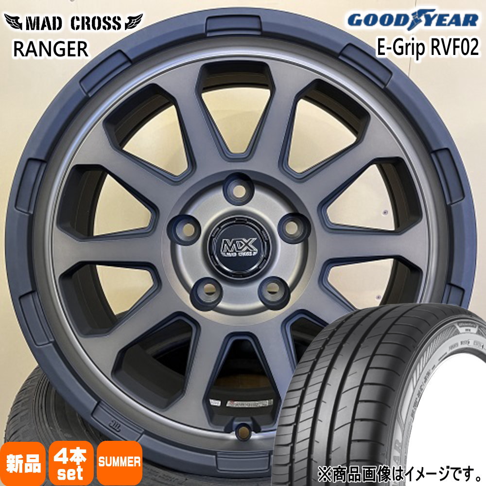 215/60R17 100H グッドイヤー EfficentGrip RVF02 夏用 サマータイヤ MAD CROSS RANGER T30/T31エクストレイル /20系ヴェルファイア