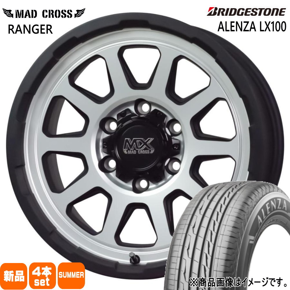 265/65R18 114V ブリヂストン ALENZA LX100 夏用 サマータイヤ MAD CROSS RANGER トヨタ FJクルーザー ハイラックス プラド