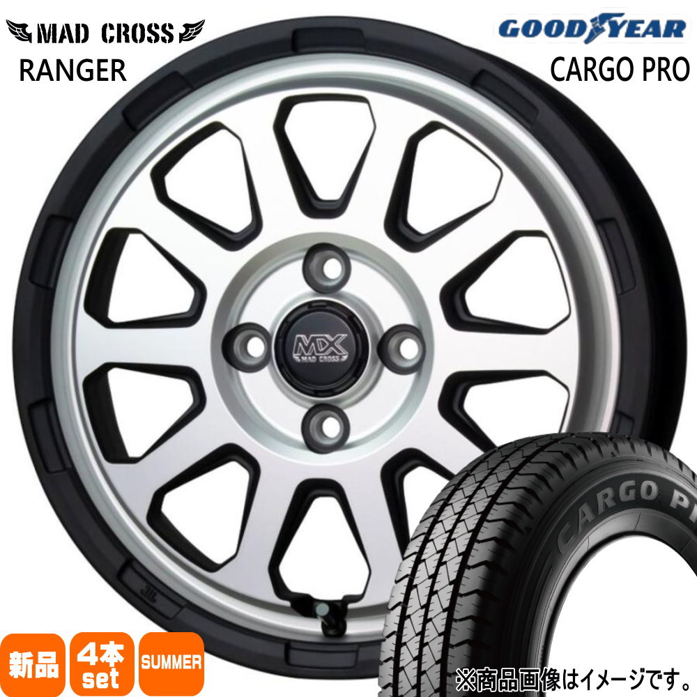 175/80R14 99/98N LT グッドイヤー CARGO PRO 夏用 サマータイヤ MAD CROSS RANGER トヨタ 160系 プロボックス・サクシード