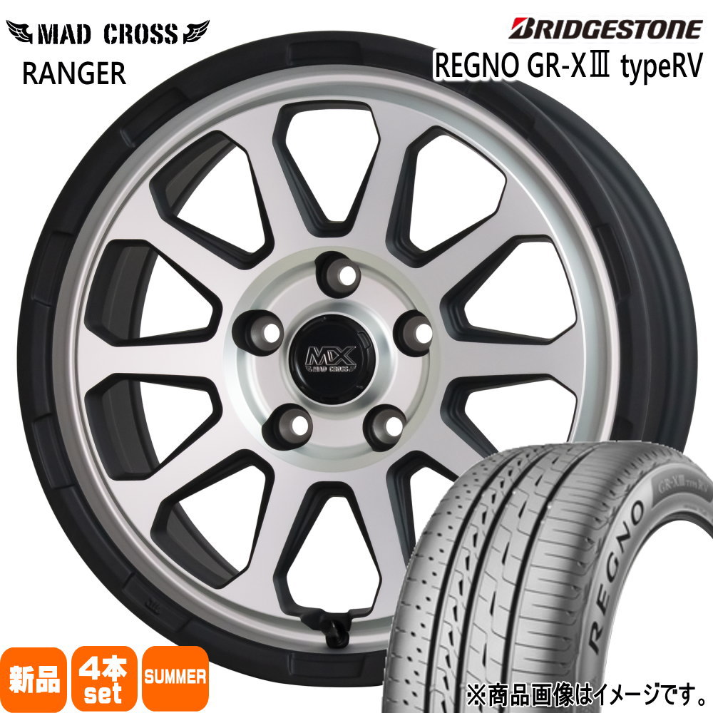 225/60R17 99H ブリヂストン REGNO GR-X3 type RV 夏用 サマータイヤ MAD CROSS RANGER 30系アルファード/デリカD5/T31エクストレイル