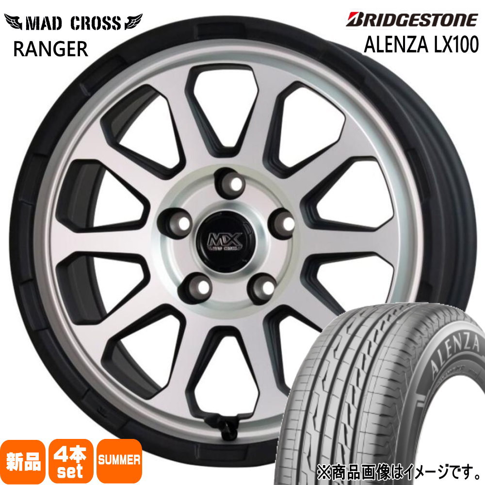 245/65R17 107H ブリヂストン ALENZA LX100 夏用 サマータイヤ MAD CROSS RANGER トヨタ RAV4