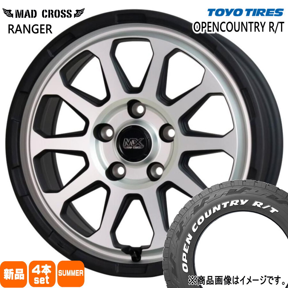 215/65R16 109/107Q LT トーヨータイヤ OPENCOUNTRY R/T 夏用 サマータイヤ MAD CROSS RANGER 日産 T30 T31エクストレイル/トヨタ 20系アルファード