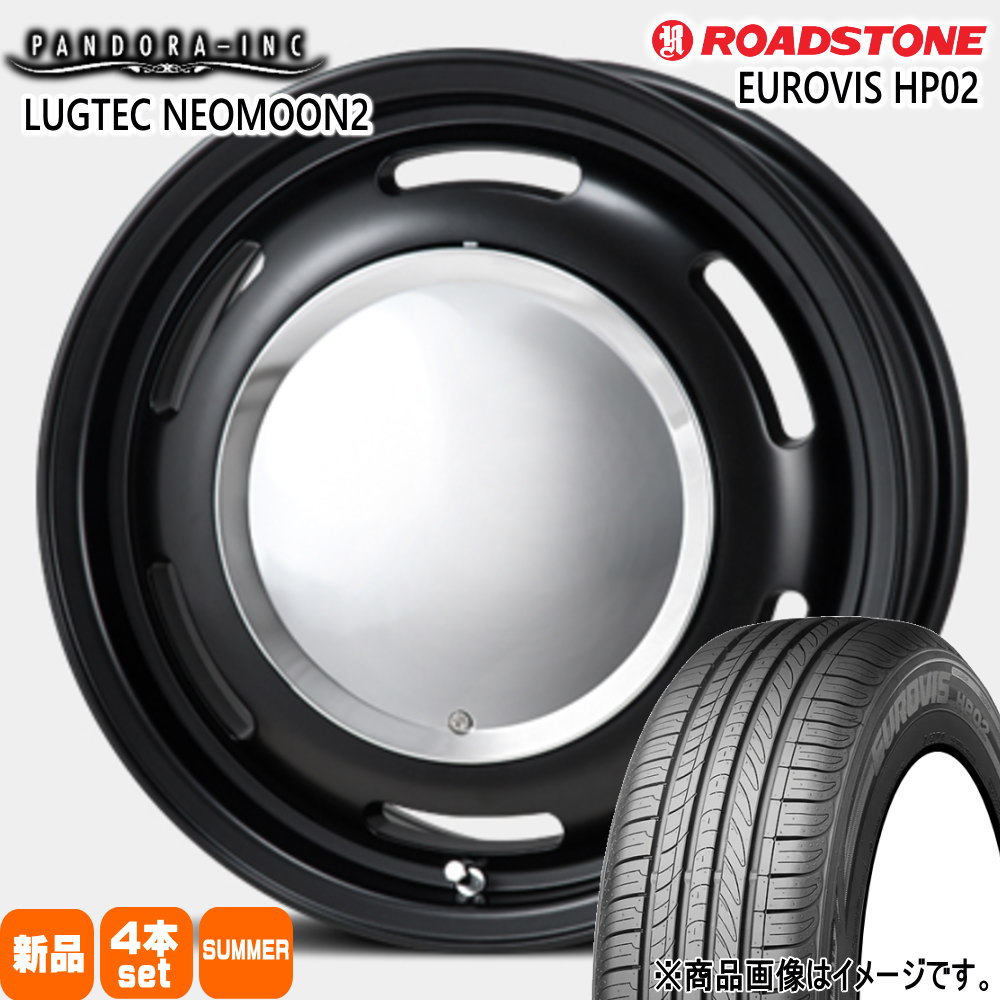185/60R15 84H ロードストーン EUROVIS HP02 夏用 サマータイヤ LUGTEC NEO MOON2 170系 シエンタ