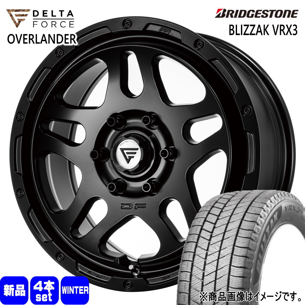 BRIDGESTONE - 法人送りとどける 265/65R18 114Q ブリヂストン BLIZZAK VRX3 冬用 スタッドレスタイヤ DF OVERLANDER ランクル 250 300 /LEXUS GX